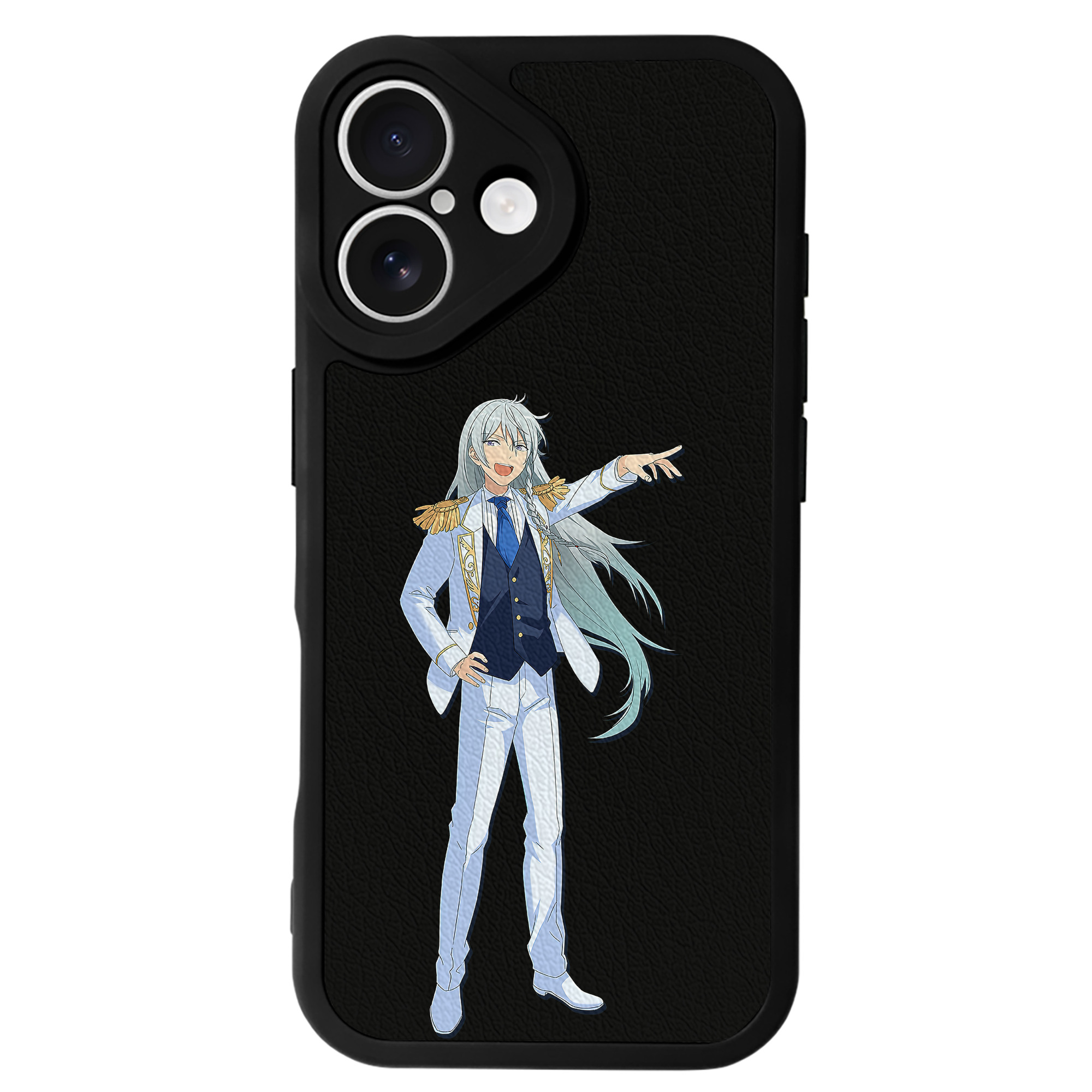 （画像用） あんさんぶるスターズ! Ensemble Stars 【iPhone 16シリーズ対応】シリコンスマホケース（レザー調） 材質：シリコン